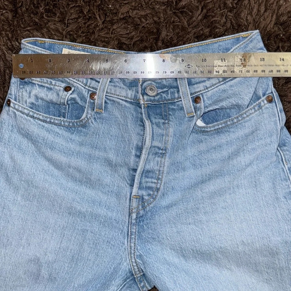 Custom Altered Levi Wedgie Straight leg jeans - Picture 14 of 16